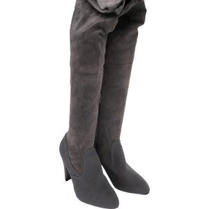 Women's Gray Over-the-Knee Boots US 7